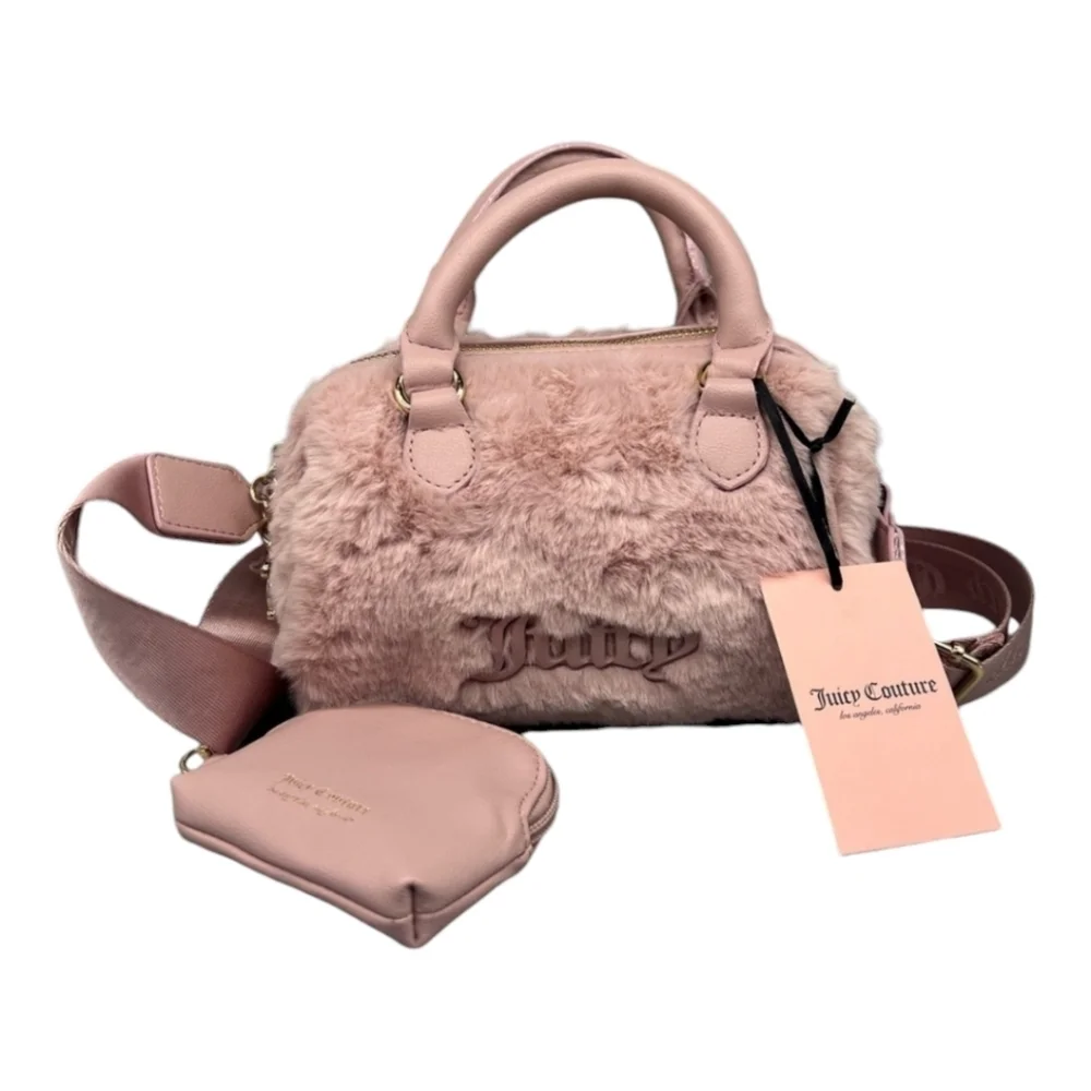 🩷▪️Juicy couture▪️ pink semi charmed dusty blush mini satchel coin